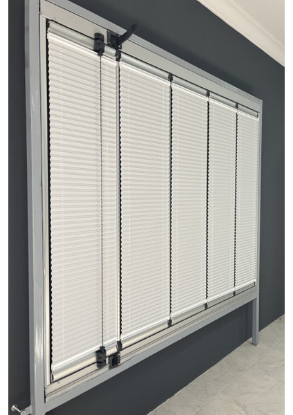 Katlanabilir Cam Balkon Plise Perde Beyaz (Kancalı Veya Vidalı Sistem) fiyatları