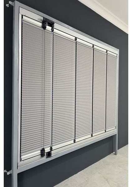 Katlanabilir Cam Balkon Plise Perde Koyu Gri (Kancalı Veya Vidalı Sistem) fiyatları