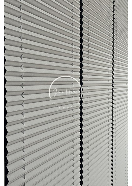 Katlanabilir Cam Balkon Plise Perde Koyu Gri (Kancalı Veya Vidalı Sistem)