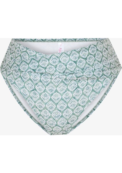 Spring Green Yüksek Bel Twist Bikini Altı fırsatları