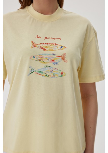 Le Poısson Baskılı T Shırt modelleri