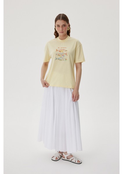 Le Poısson Baskılı T Shırt fırsatları