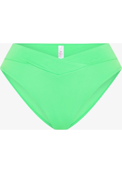 Yeşil V Kesimli Slip Bikini Altı