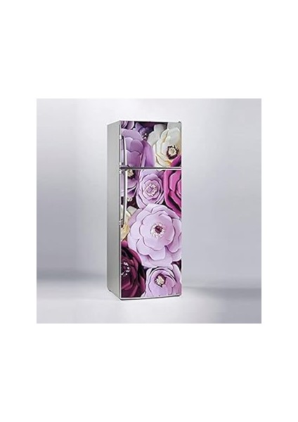Buzdolabı Sticker Kaplama Dolap Kaplama Etiketi Pembe Güller
