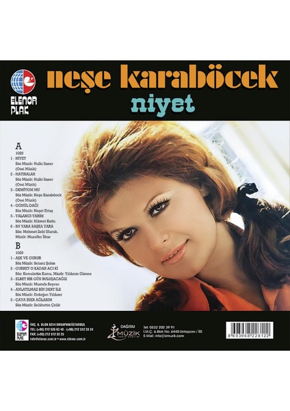 Neşe Karaböcek - Niyet (Renkli Plak)