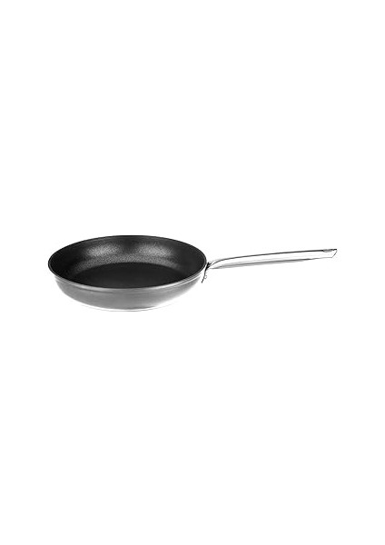 Titanium 26CM Tava, Çelik Sap Metalik Gri