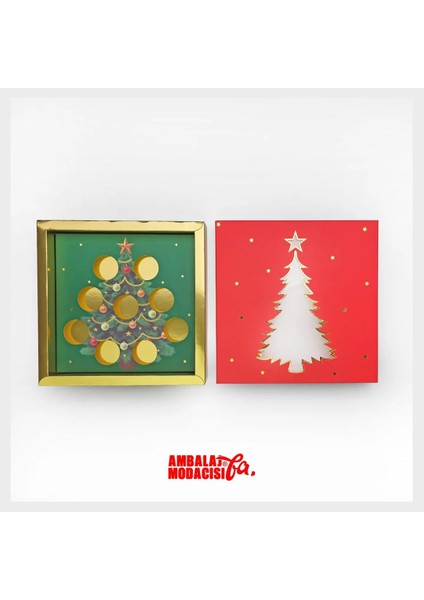 2025•9 Yeni Yıl Kutusu - New Year Collectıon 10 Adet ( 17.5X17.5X3 cm ) modelleri