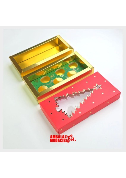 2025•6 Yeni Yıl Kutusu - New Year Collectıon 10 Adet ( 17.5x7.5x3 cm ) fiyatları