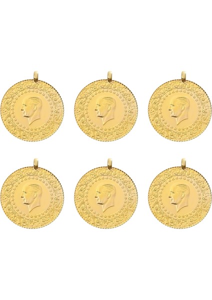 Yeni Kulplu Ziynet Çeyrek Altın 6 Adet