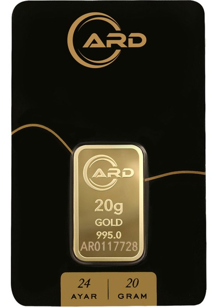 Ard 20 gr 995 24 Ayar Külçe Altın