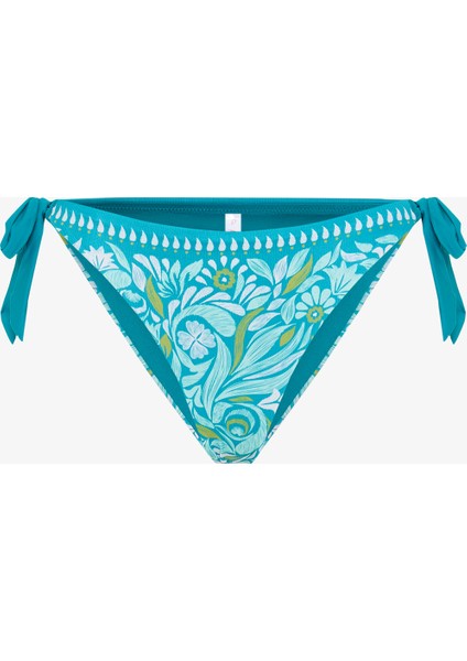 Çiçekli Tropic Leaf Brazilian Bikini Altı