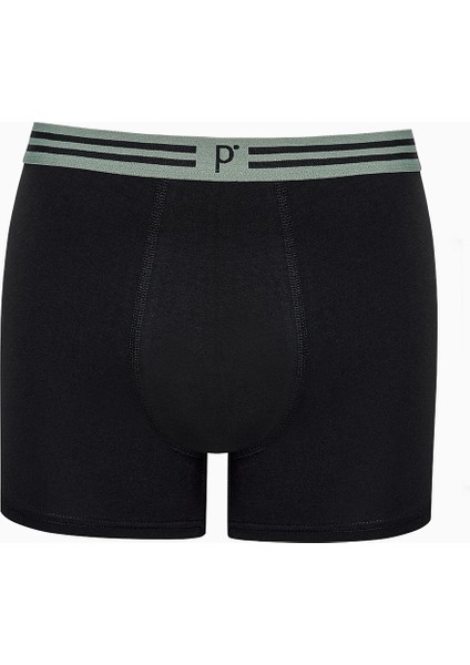 Erkek Black Line 3lü Çok Renkli Boxer