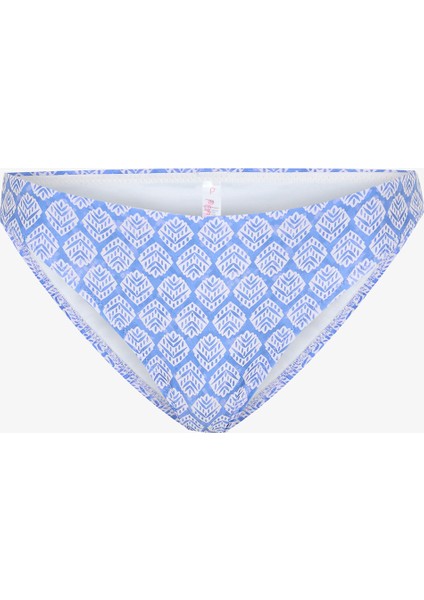 Mavi Geometrik Desenli Bikini Altı fırsatları
