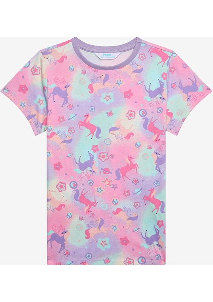 Kız Çocuk Magical 2li Çok Renkli Pijama Takımı