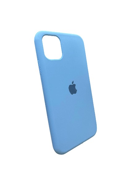 iPhone 11 Pro Uyumlu Mavi Lansman Içi Kadife Yumuşak Kılıf