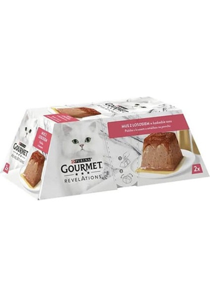 Revelations Somon Balıklı Yetişkin Kedi Konservesi 2X57 gr