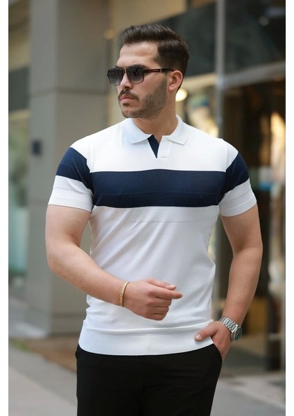 Erkek Yakalı Kısa Kollu Tişört