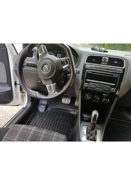 Volkswagen Polo 6r 3D Siyah Havuzlu Paspas 2009 ve 2017