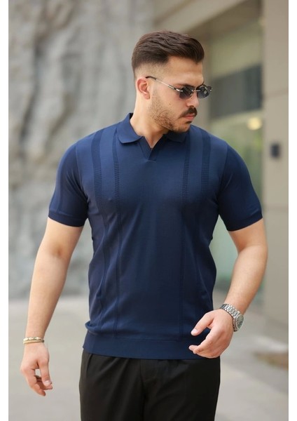 Erkek Hemşire Yaka Kısa Kollu Tişört