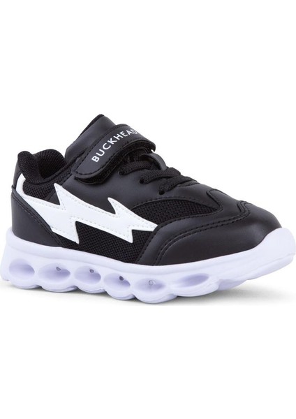 4431 Faster Işıklı Phlon Hafif Taban Cırtlı Çocuk Spor Ayakkabı Siyah fiyatları