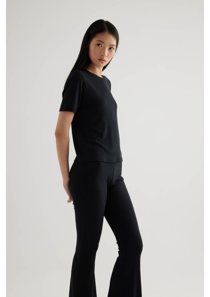 Kadın Modal Kaşkorse Kısa Kollu T-Shirt fiyatları