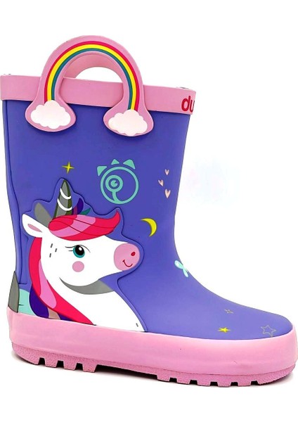 Loly (Unıcorn) 4W25A333 Çocuk Yağmur Çizme Lila