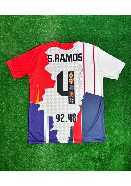 Sergio Ramos 4 Özel Tasarım Tüm Klüpler Mix Forması indirimleri