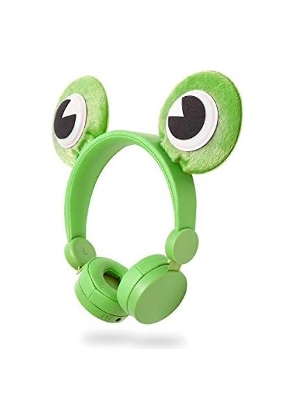 Kablolu Kulak Üstü Kulaklık | 3,5 mm | Ip Uzunluğu: 1,20 M | 85 Db | Gri Gri 1,20 M, Tek Boy- Freddy Frog modelleri