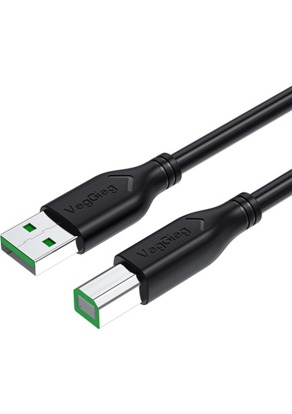 USB B Printer Tarayıcı Yazıcı Data Kablosu 3 Metre