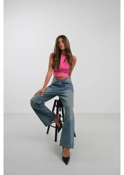 Pencere Detay Triko Bluz modelleri