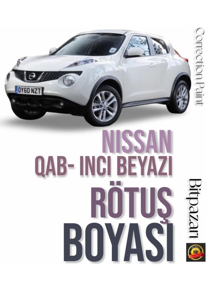 Nıssan Juke - Inci Beyaz Otomobil Çizik Taş Izi Giderici Rötüş Boyası 20ML