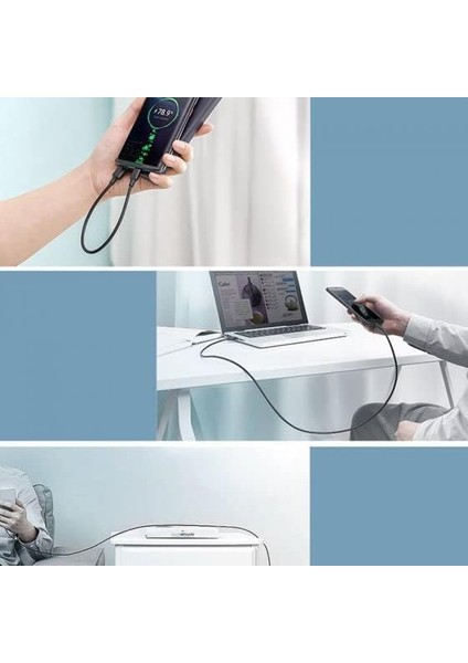 USB Type-C Şarj ve Data Kablosu, Siyah 1 Metre fiyatları