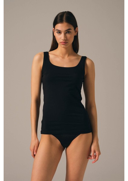 Basic Kadın Pamuk Kalın Askılı Atlet fiyatları