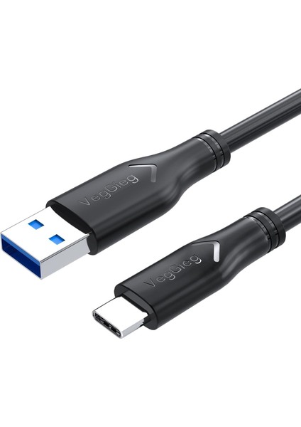 USB 3.0 To Type-C 60W 10GBPS Data ve Şarj Kablosu 50 cm