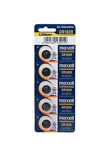CR1620 3V Lityum Para Pil 5'li
