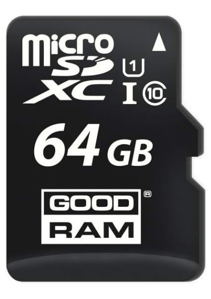 64GB Microsd Kart - Class 10, Uhs-I U1, M1AA-0640R12