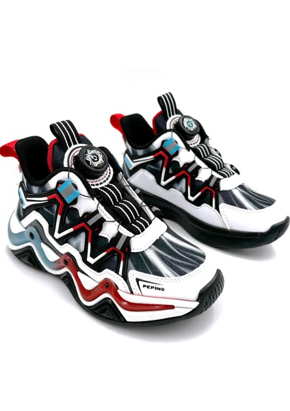 FY25-1963 Akıllı Bağcık Sistemli Çocuk Spor Ayakkabı Çok Renkli