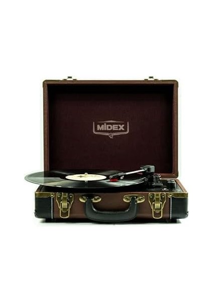 MTX101BN Nostaljik Retro Pikap Plak Çalar (Şarjlı Bluetooth Aux Hoparlörlü 3 Devir) Iğne Dahil fiyatları