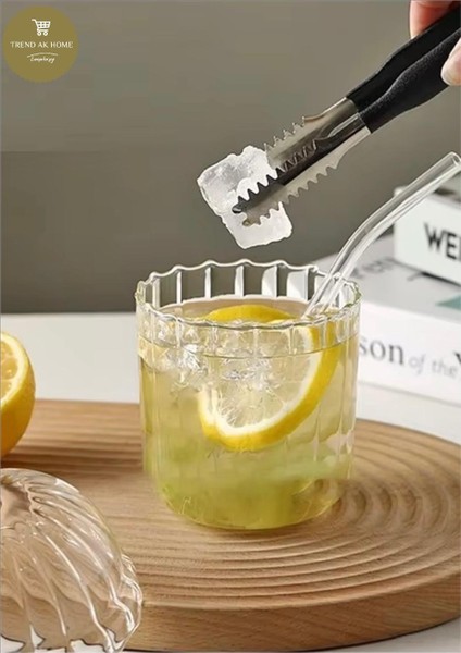 Pinterest Oval Kapaklı Mika Bardak Cam Pipet Hediyeli