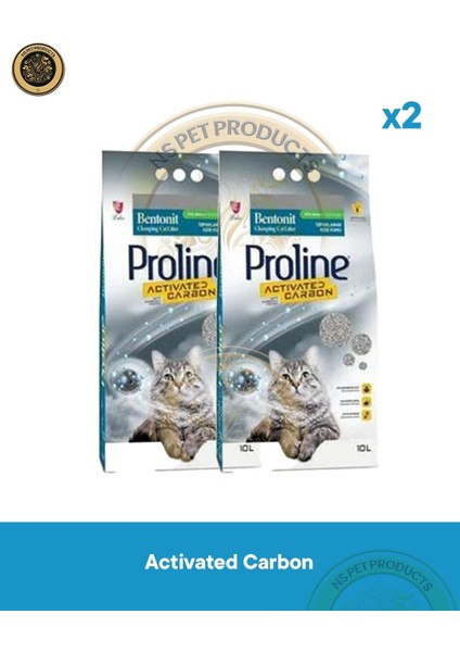 Aktif Karbonlu (2li) Kedi Kumu 2X10LT