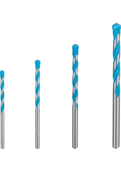 4 x Expert Cyl-9 Multiconstruction Matkap Seti (Beton, Yumuşak Fayans, Ø 4-8 Mm, Profesyonel Aksesuar, Darbeli Matkap/tornavida, Matkap/tornavida) fiyatları