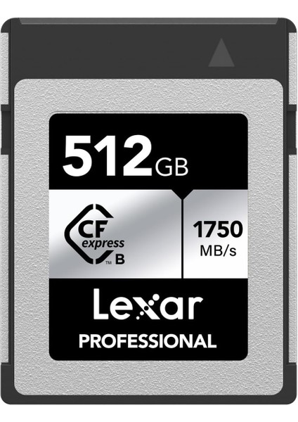 Professional Sılver Serisi 512 GB Cfexpress Kart, Tip B Cfe Kart, 1750 Mb/s'ye Kadar Okuma Hızı, Pcıe GEN3X2 Özellikli Cf Kart, Dslr ile Uyumlu, Xqd Kamera ile Ters (LCXEXSL512G-RNENG)