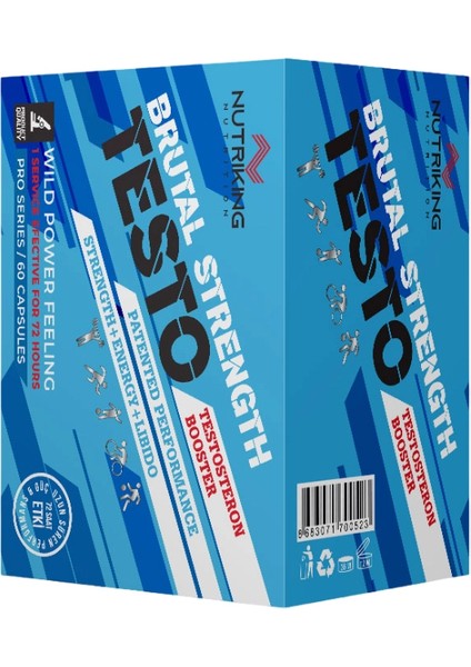 Testo Booster Brutal Strength 60 Kapsül