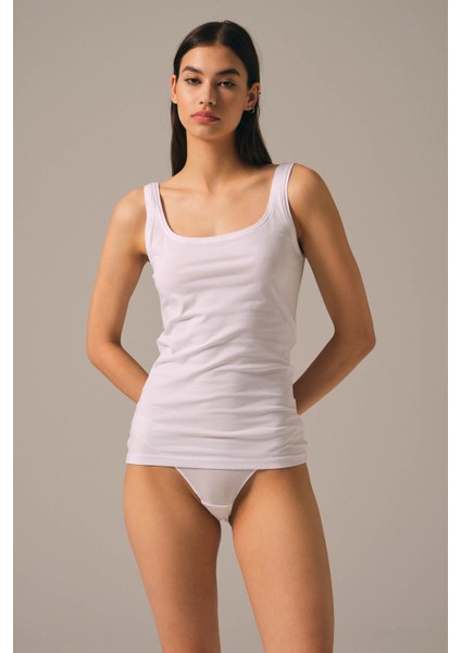 Basic Kadın Pamuk Kalın Askılı Atlet fiyatları