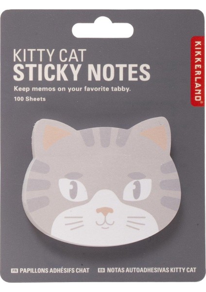 Post It Yapışkanlı Notluk Kedi