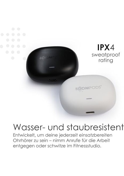 Echobuds Anc, Aktif Gürültü Önleyici Kulaklıklar, Gerçek Kablosuz Bluetooth Kulaklıklar, Enc Mikrofonlu Tws Kulak Içi Tomurcuklar, Şarj Kılıfı, Ipx4 Sweatproof Kulaklık, 26+ Saat Çalma modelleri