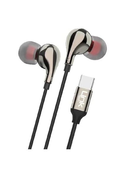 E84 Type-C Hd Stereo Kulak Içi Kablolu Kulaklık Siyah fiyatları