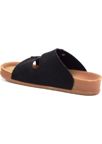 Fly Soft S961 Poli Hafif Taban Çift Toka Çocuk Terlik Siyah modelleri