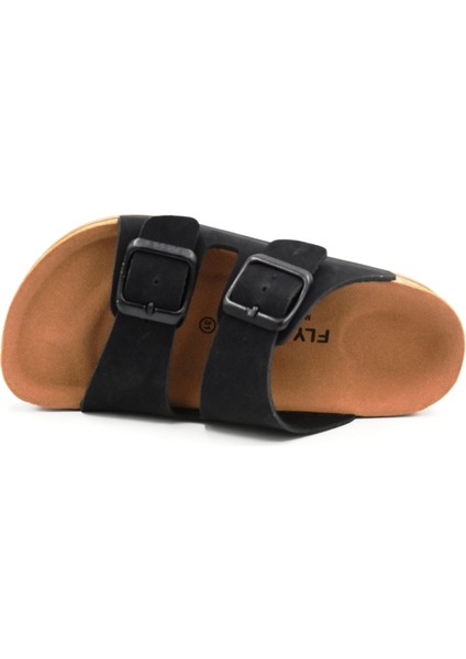 Fly Soft S961 Poli Hafif Taban Çift Toka Çocuk Terlik Siyah fırsatları