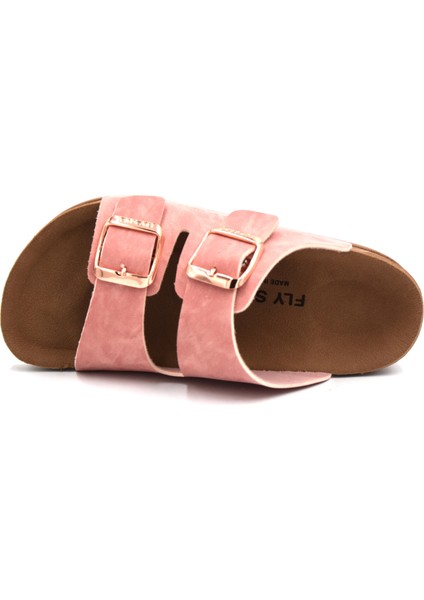 Fly Soft S961 Poli Hafif Taban Çift Toka Çocuk Terlik Pudra fırsatları